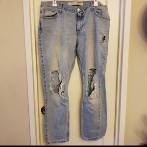 Primark Denim Co. Destroyed Denim Boyfriend Jeans